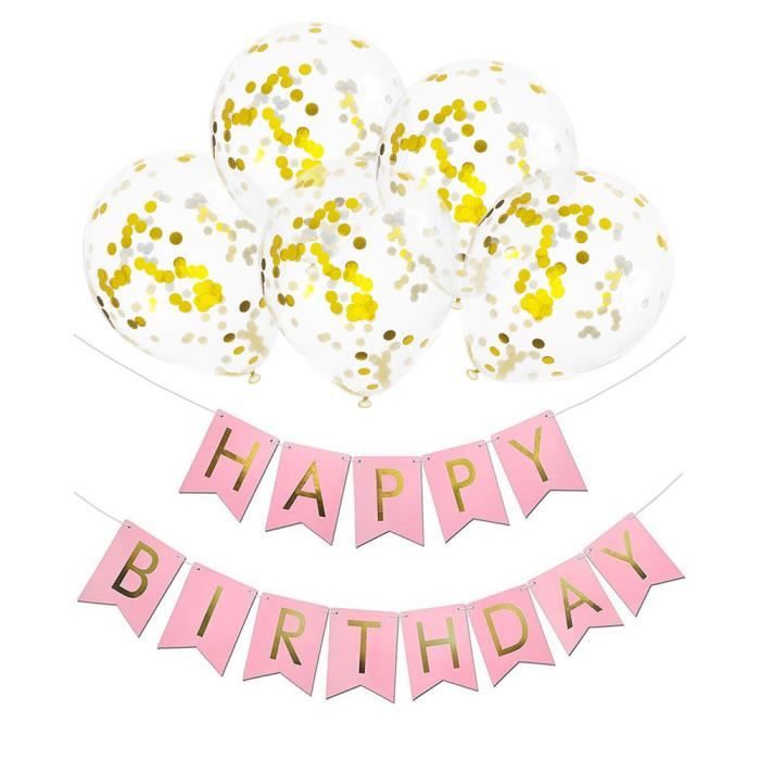 Joyeux Anniversaire Papier Drapeau Hang Pennants Banniere Joyeux Anniversaire Parti Faveur Zsy491 Achat Vente Banderole Banniere Cdiscount