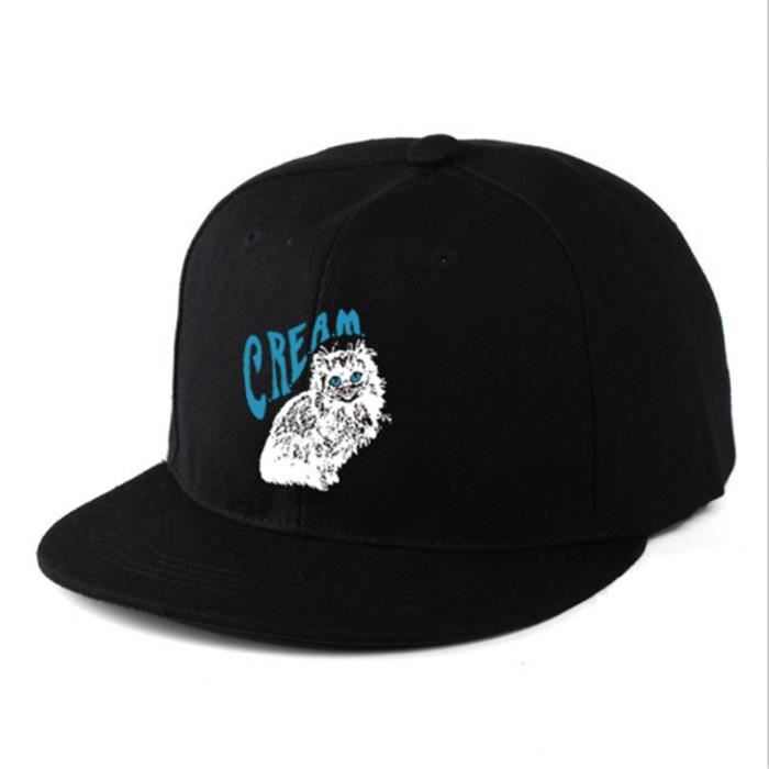 Casquette Homme Femme En Coton Style Reglable Imprime D Un Chat Achat Vente Casquette Cdiscount