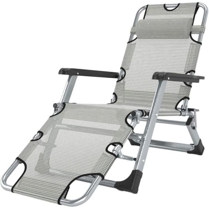 Chaise Longue Pliante inclinable Heavy Duty OutdoorChaise Zero Gravity