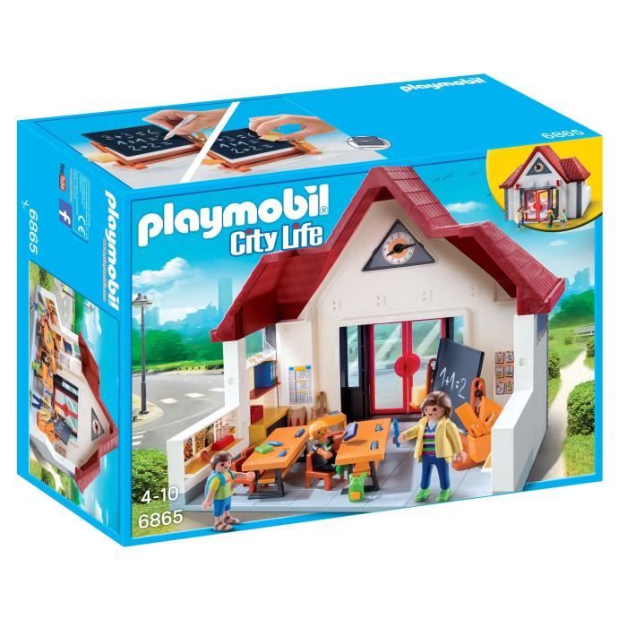 playmobil ecole transportable