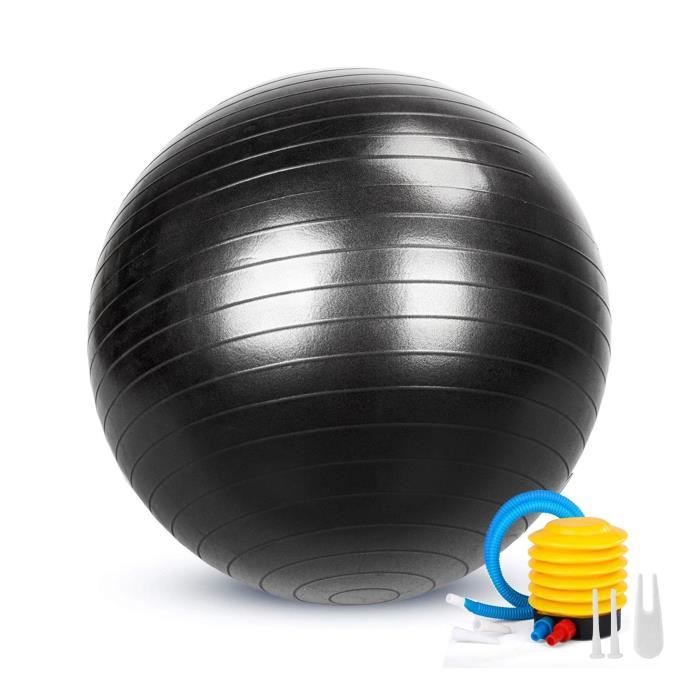 Mini Balle De Yoga Pilates 25 Cm Pour Exercices De Stabilité, Entraînement, Gymnastique, Anti-éclatement Et Antidérapante Avec Paille Gonflable
