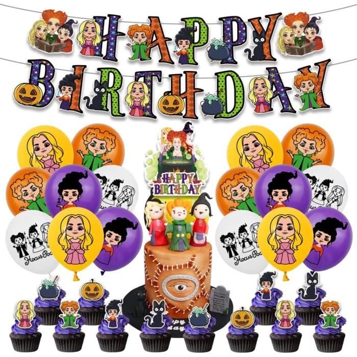 Ensemble Décoration Anniversaire Enfants 10 Invités - Vaisselle Ballons Bannière Nappe