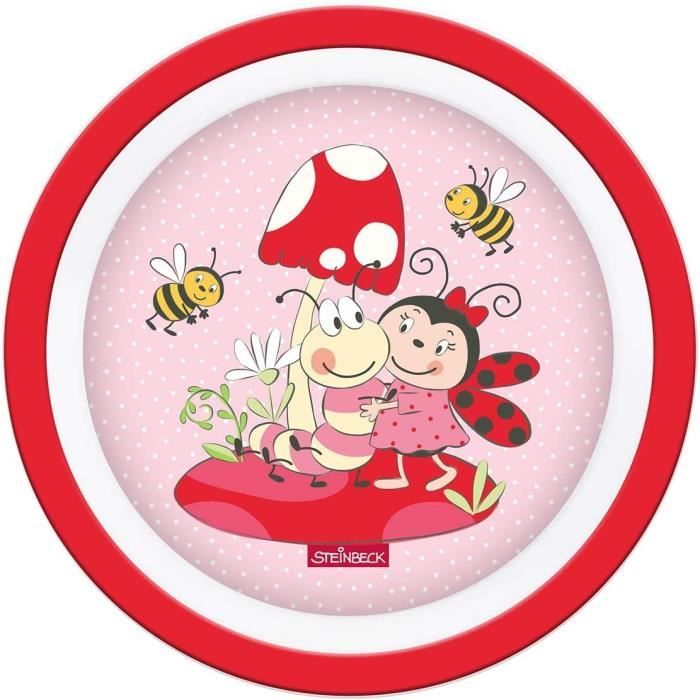 Lot 6 Assiettes Mélamine Dekorah - 22,3 Cm - Blanche - Fabriqué Italie - Lave-vaisselle