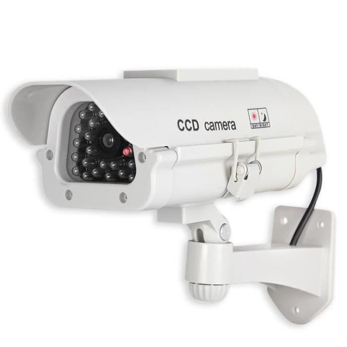 CAMERA FACTICE CCTV Caméra de Surveillance Factice d'Extérieur