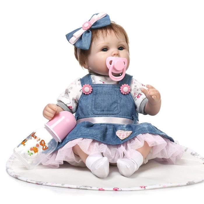 49 Cm 19 Pouces Poupee Poupon Realiste Bebe Reborn Fille En Silicone Souple Poupon Bebe Reborn Pas Cher Nouveau Ne Cadeau De Noel Poupees Et Accessoires Poupees Poupons Et Accessoires Helpacreche Co Za