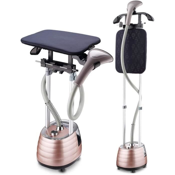 Support Vapeur Pliable Pour Défroisseur - Tige Télescopique Jusqu'à 160 Cm, Cintre Rotatif 360° - 13