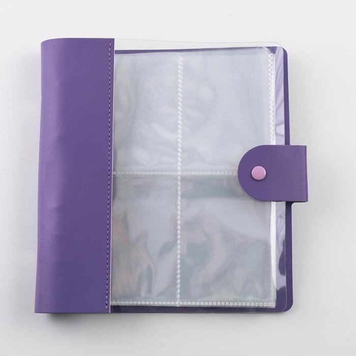 Album Classeur Photo 200 Pochettes - Pour Mini-Photos 3 Pouces, Collection Kpop - Blanc Brillant