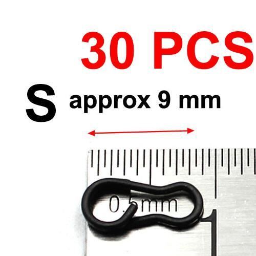 60 Clips De Pêche Rapide - Pour Carpe, Change Rapidement Hameçons Et Émerillons