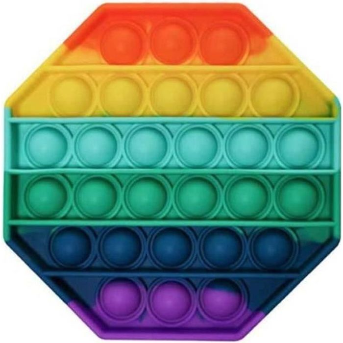 VATOS - Jeu Pop Push Fidget - 2 Jouets Sensoriels Avec LED - Pour Enfants 3-12 Ans - Licorne Et Requin - Cadeau Anniversaire