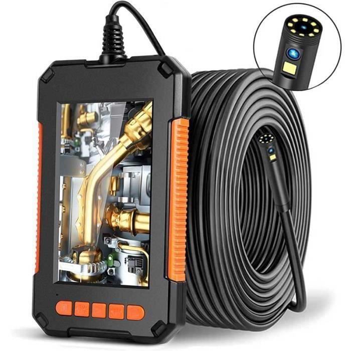 Endoscope De Inspection 1080P Articulé 210° - Caméra 6.25mm, écran 2.8", étanche IP67, 1m De Câble