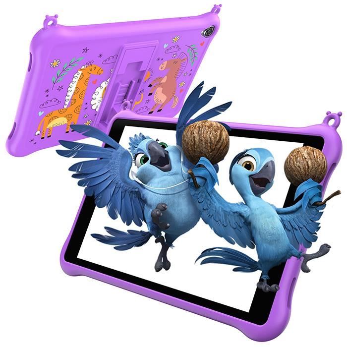 BLACKVIEW Tab 50 Kids Tablette Enfant 8 HD 6Go+64Go-SD 1To 5580mAh Android 13 Wifi Contrôle Parental Protection des Yeux – Violet