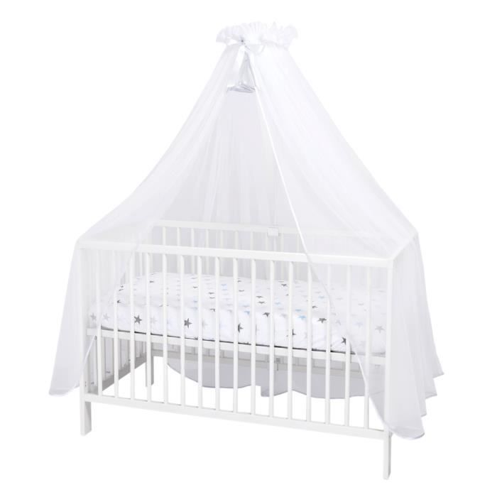 100/% Union Europ/éenne Voile lit b/éb/é XXL ciel de lit grande taille moustiquaire