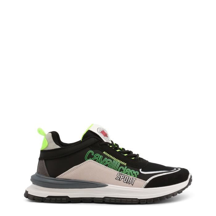 379574 Cavalli Class Sneakers Homme Noir Cdiscount Bagagerie Maroquinerie