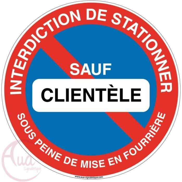 AUA SIGNALETIQUE - Panneau 'Stationnement Interdit Propriété Privée