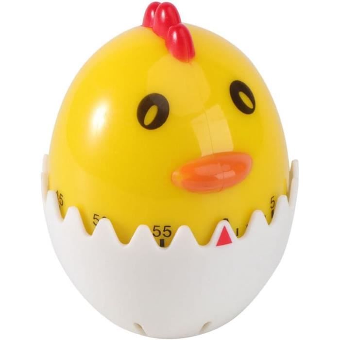 Minuteur De Cuisine Mécanique Manuel, Rotatif Sans Piles, Compte à Rebours 60 Minutes Avec