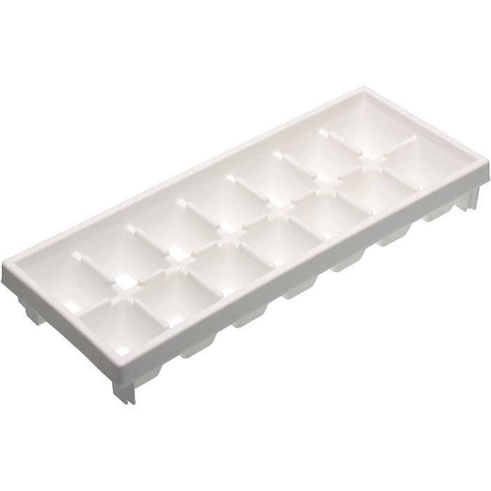 BarCraft Bac à glaçons, 14 glaçons, plastique, 26 x 12 cm, blanc