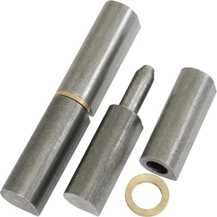 Lot De 10 Paumelles à Souder – Hauteur 60 Mm, Diamètre 10 Mm, En Acier, Pour Usages Professionnels