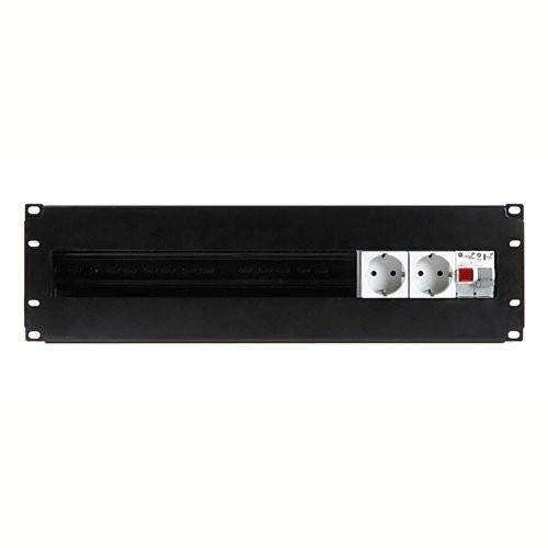 Panneau frontal - Fonestar - 14825-DI - 19 pouces - 3U - Installation de 24 mécanismes DIN