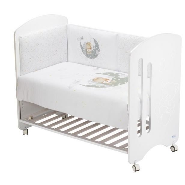 Ensemble literie - INTERBABY - Ours junior - 100% coton - 3 pièces - Doux et agréable au toucher
