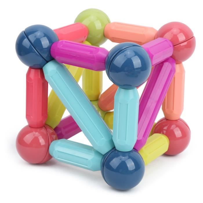 Bâton magnétique bricolage jouets enfants tiges magnétiques blocs de  construction ensemble jouet d'assemblage éducatif (42 pièces) - Cdiscount  Jeux - Jouets