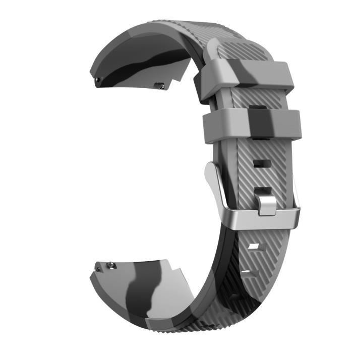 Bracelet Pour Montre 22 Mm Bracelet Camouflage Pour Samsung Gear S3 Classic S3 Frontier Xiaomi Haylou Rt Ls05S Rs3 Ls04 Cdiscount Telephonie
