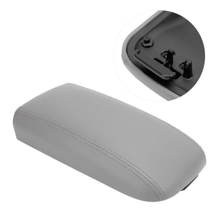 Couvercle D'Accoudoir Console En Cuir PU Cacao Pour Chevrolet Suburban 2014-2020