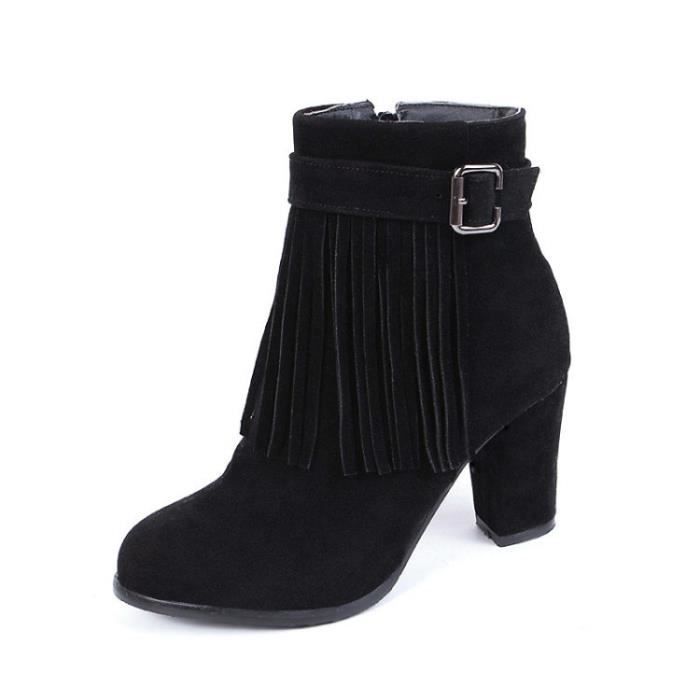 chaussure femme frange