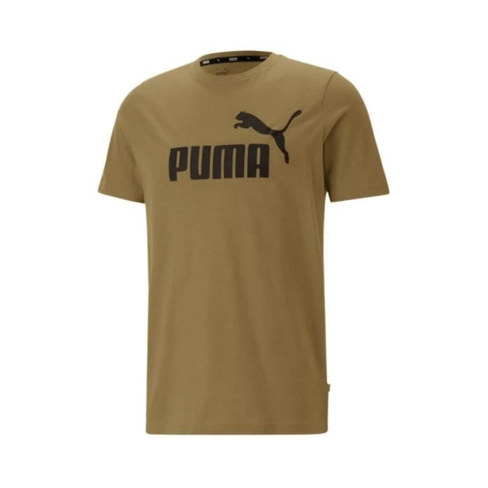 Tee shirt puma homme brun best sale
