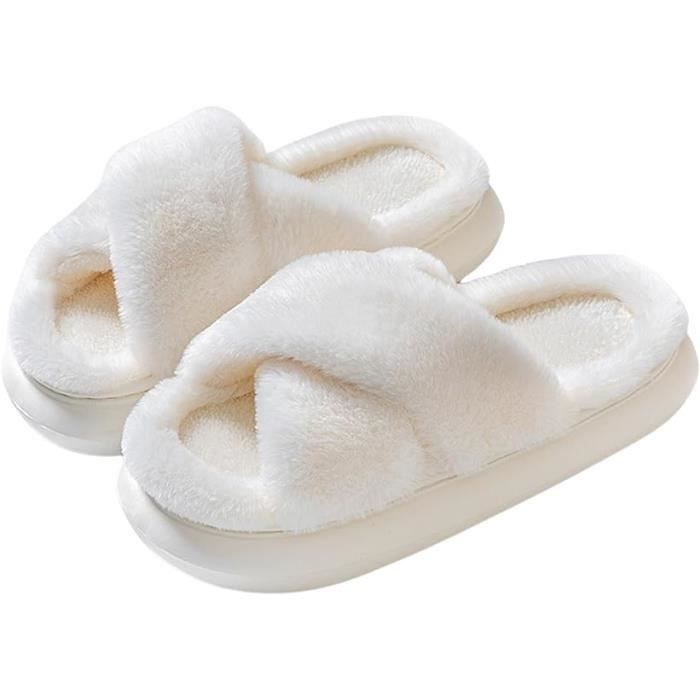 Claquette fourrure blanche clearance
