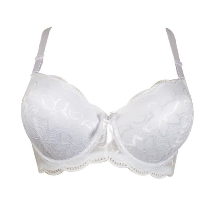 dentelle fleurie blanche lingerie femme