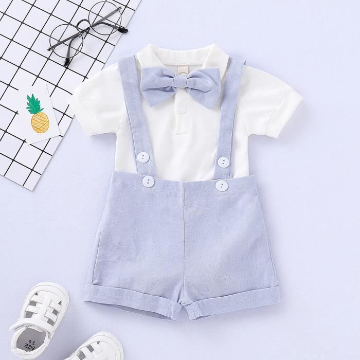Jurebecia Costume Bebe Garcon Chemise Avec Noeud Papillon A Manches Courtes Short En Bretelle Fete Anniversaire Mignonne 0 6 Ans Bleu Cdiscount Pret A Porter Jurebecia Costume Bebe Garcon Chemise Avec Noeud Papillon A Manches Courtes Short En Bretelle Fete Anniversaire Mignonne 0 6 Ans Bleu Cdiscount Pret A Porter