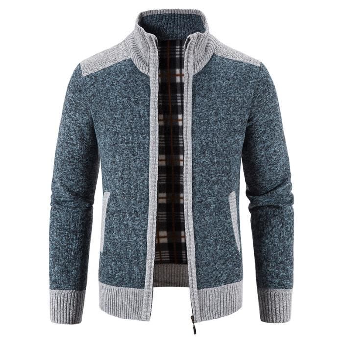 Gilet laine zippé homme sales
