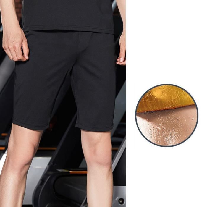 Short de Sudation Homme Elastique Fitness Musculation Bruler des graisses Suer plus Cycle de chaleur Noir Cdiscount Sport