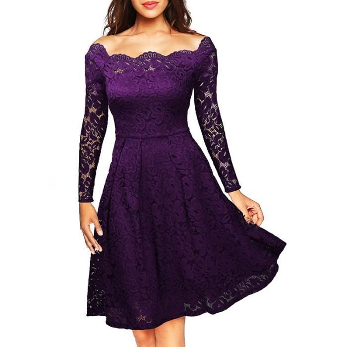 Robe Pin Up Vintage Années 50 - Style Crayon Rétro - Col Rond Et Manches Courtes - Idéale Soirée, Cocktail, Bal (Polyester)