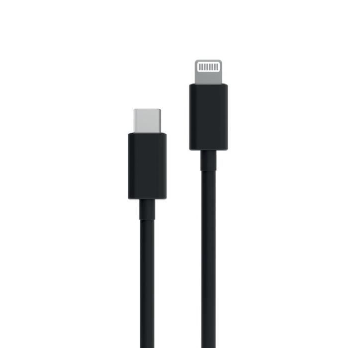 MYWAY CABLE USB-C LIGHTNING 1M NOIR