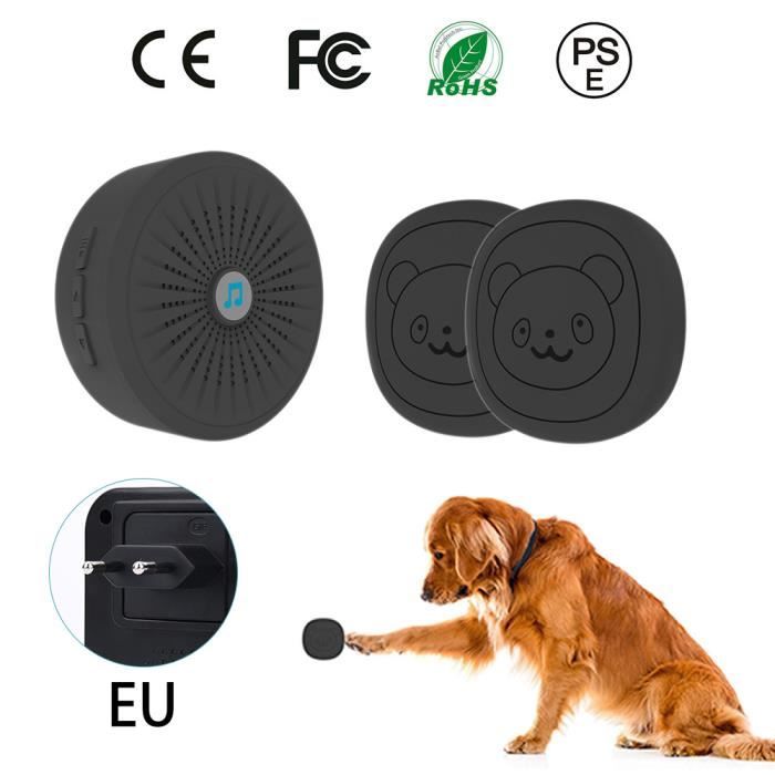 Sonnette De Porte Pour Chien Sonnette Sans Fil Pour La Formation Du Pot Pour Chien Touch Touch Et Carillon De Porte Pour Chat Cdiscount Bricolage