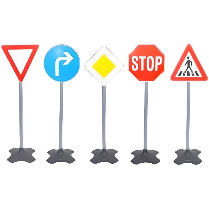 Set de 5 panneaux de signalisation routière pour enfant - KLEIN