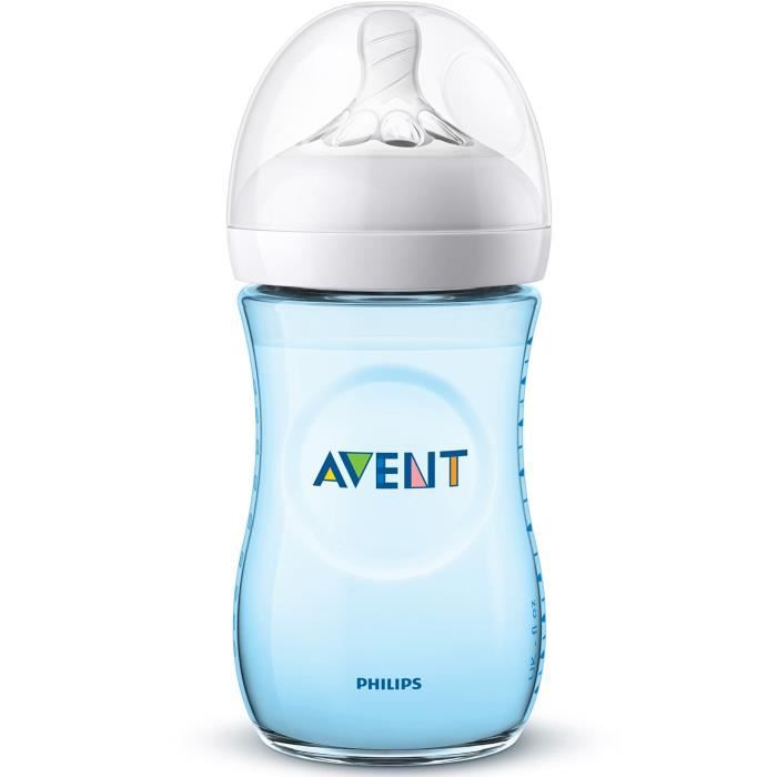 Philips Avent Scf035 17 Biberon Natural 260 Ml Bleu 0 6 Mois