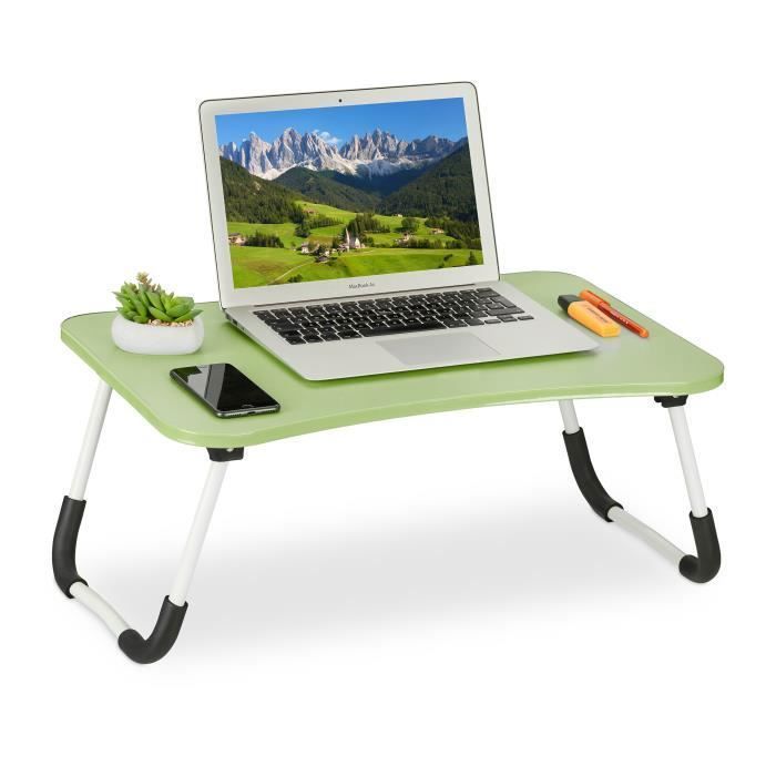 table de lit ordinateur portable en vert - 10043114-0