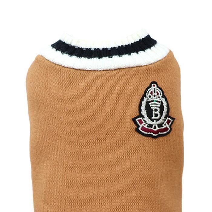 Meilleurs prix pour SALUTUYA gilet en tricot pour chien Pull en tricot pour animaux de compagnie Style animalerie ensemble Kaki L pour 155-160cm