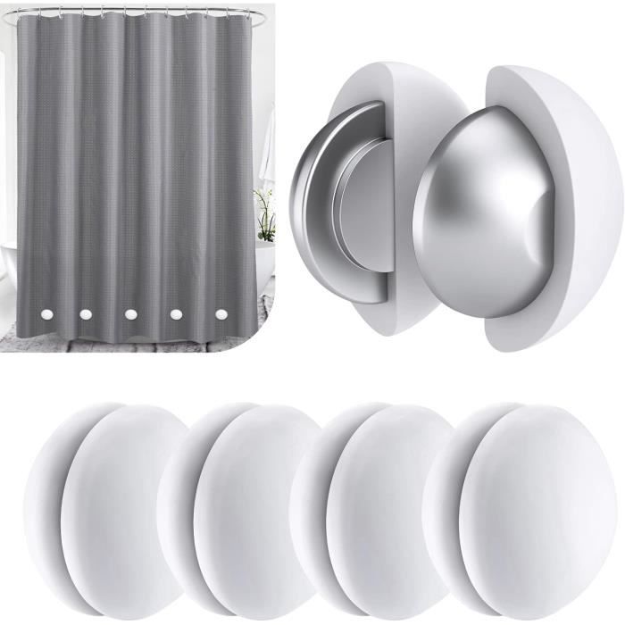Lot de 5 porte-papier toilette en acier inoxydable - Sans perçage