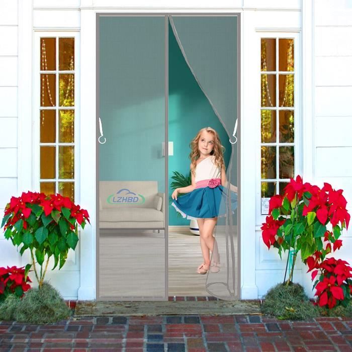 Magnétique Moustiquaire Porte Fenetre 100 X 240 Cm Rideau De