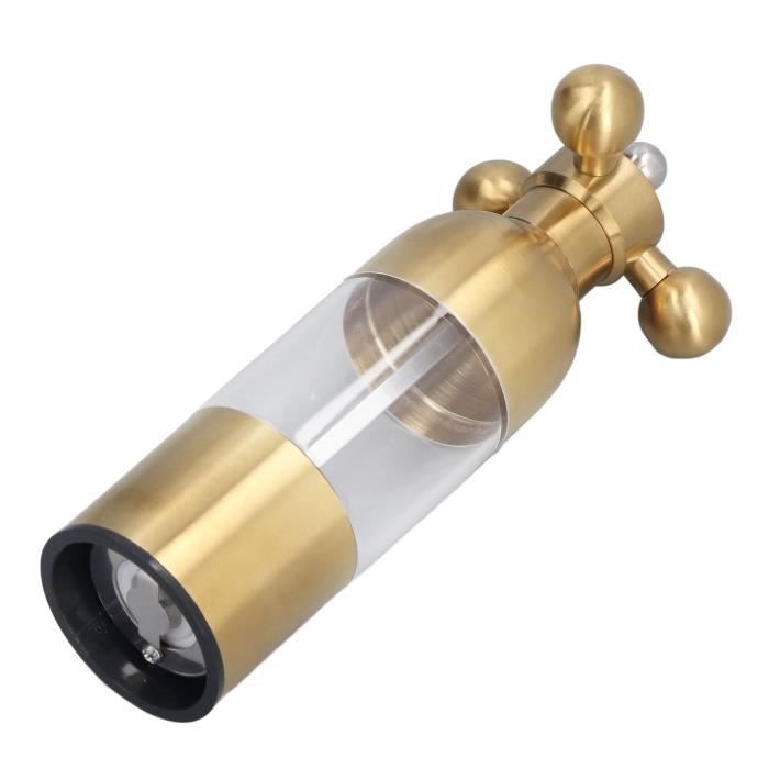 Moulin à Poivre Et Sel Acier Inoxydable LessMo 2 Broyeurs Céramique Réglables - Verre 225g