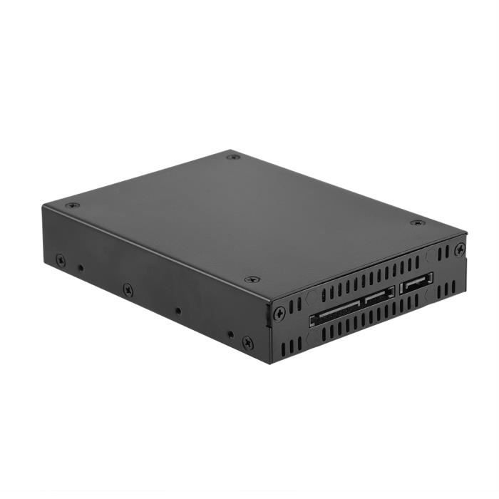 Staffa Montaggio HDD/SSD Da 5.25" - Adattatore Per Hard Disk In Floppy Bay Per PC