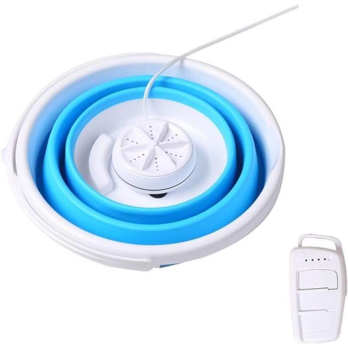 Mini Machine à Laver Portable USB - Parfaite Pour Camping, Voyages Et Petits Lavages D'urgence !