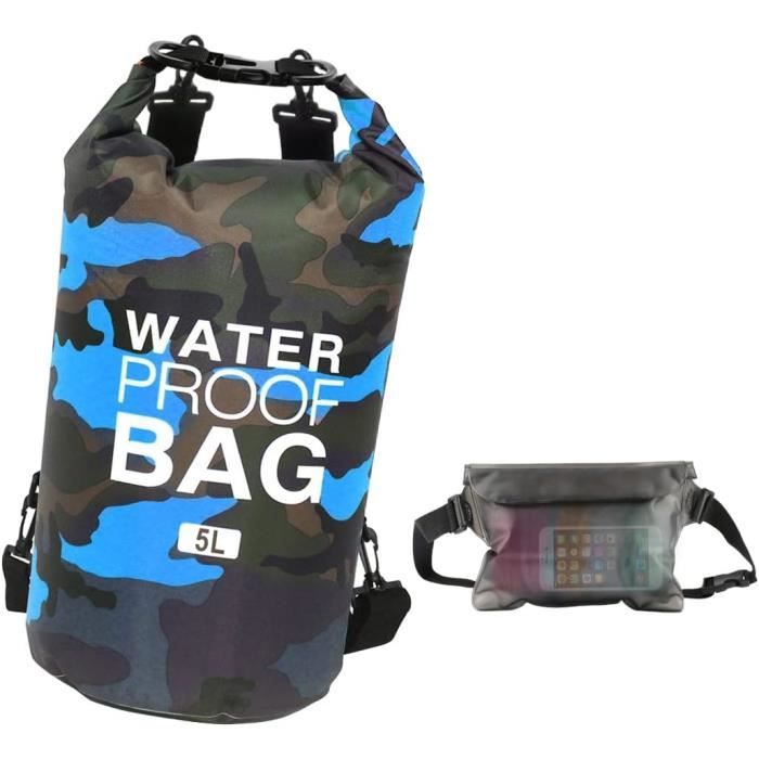 Sac Etanche TRAHOO Sac De Plage Flottant Pour Sac A Dos Noir Bleu Ideal pour la Navigation 5L a 30L Cdiscount Sport