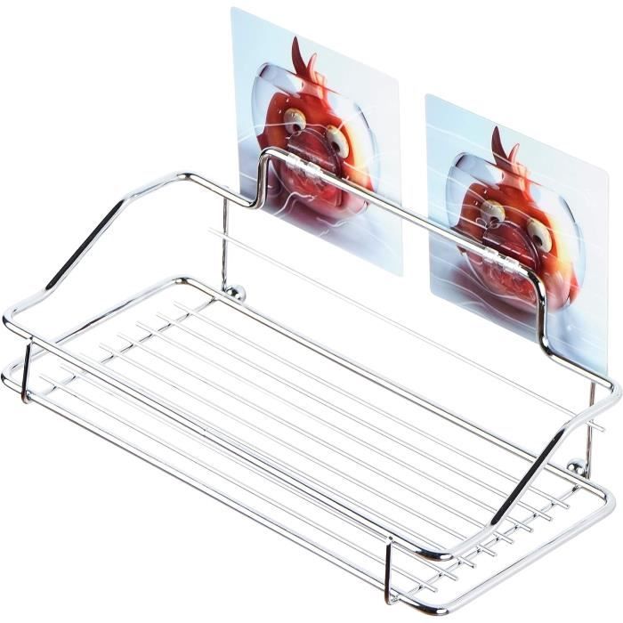 Étagère De Rangement Pour Tringle De Douche En Aluminium * De Place - Pas De Perçage * Organisateur De Salle De Bain Pivotant Avec Crochets Pour Shampoing, Gel Douche, Cosmétiques Et Bombes De Bain