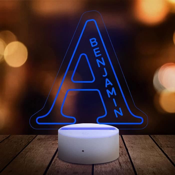 Lettre Lumineuse Personnalisé LED Neon 7 Couleurs Alphabet