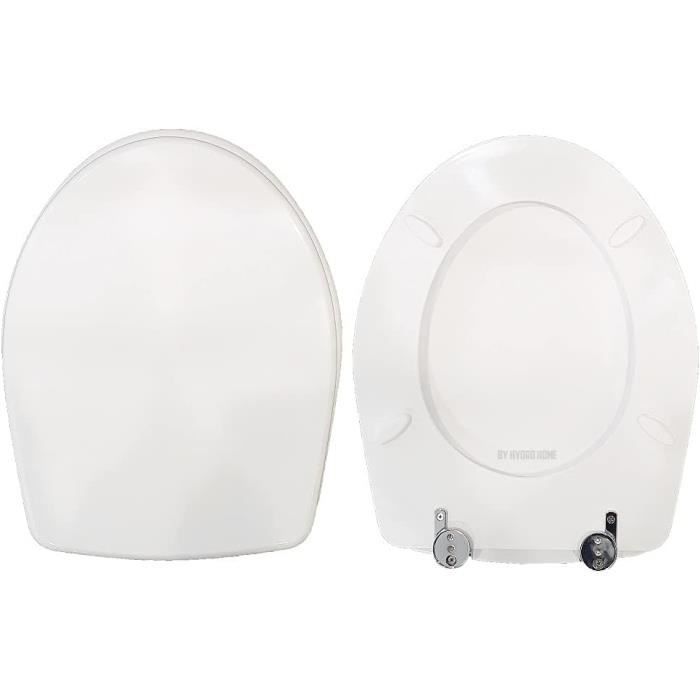 Toiletbril Colibrì 2 stuks Ginori hout gelakt wit compatibel