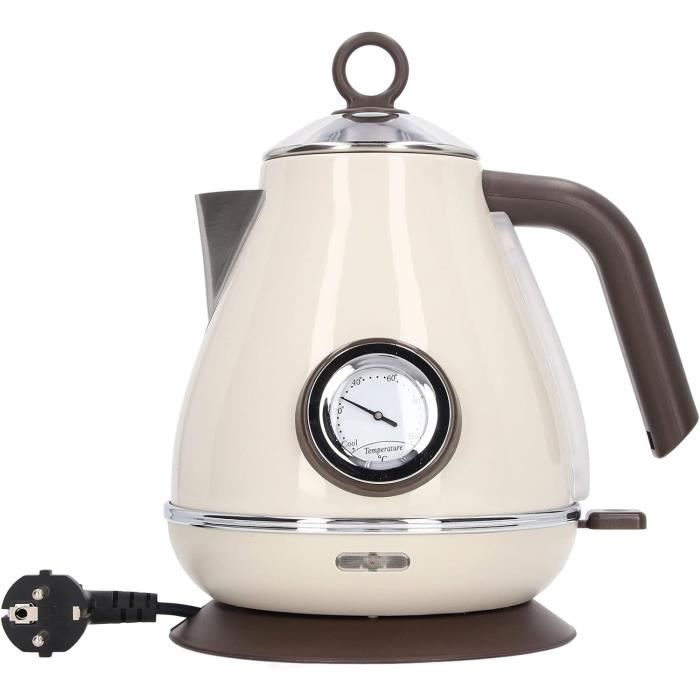 Théière électrique Silencieuse, Petite Plaque Chauffante En Ceramique Pour Faire Bouillir De Leau Et Preparer Du Cafe Bouton De Reglage